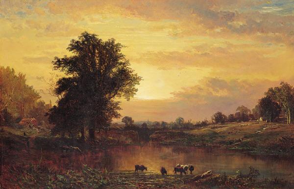 Alfred Thompson Bricher Sunset in the Catskills